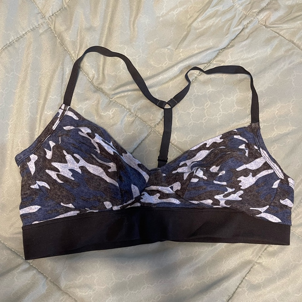 Camo Cotton Sports Bra